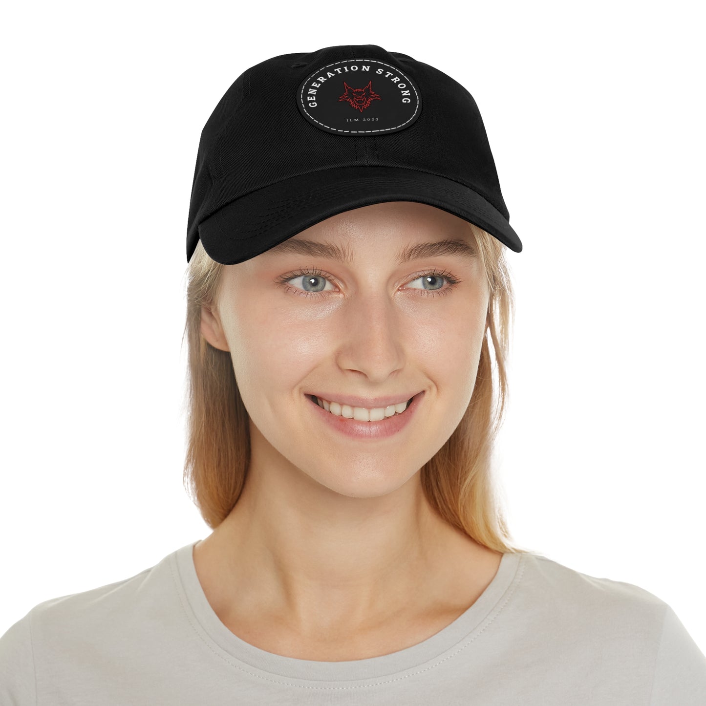 GenerationStrong Hat with Leather Patch (Round)