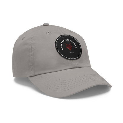 GenerationStrong Hat with Leather Patch (Round)